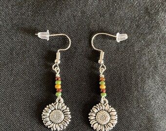 Sunflower earring