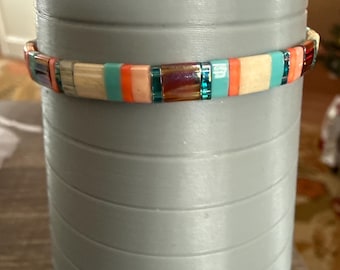 Tila  bracelet-stretch bracelets-stackable bracelets-minimalist bracelet-glass tile bracelet