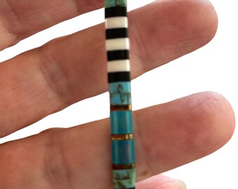 Tila bracelet-stretch bracelets-stackable bracelets-minimalist bracelet-glass tile bracelet