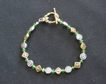 CELTIC silver and gold bracelet #2