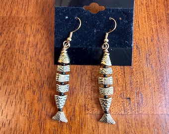 Worry Fish earrings+fish earrings+fish+gold fish earrings+gold fish+worry fish