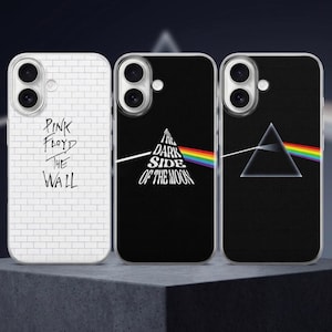 Funda para teléfono con diseño del álbum de rock de Pink Floyd, Dark Side Prism, para iPhone, Samsung y Pixel.