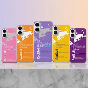 Red Bull Phone Case | Energy Drink Inspired Cover