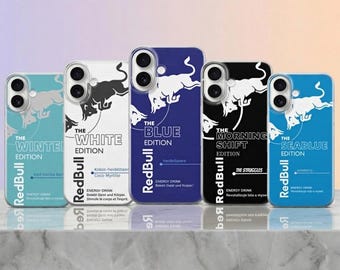 Red Bull Phone Case | Energy Drink Inspired Cover