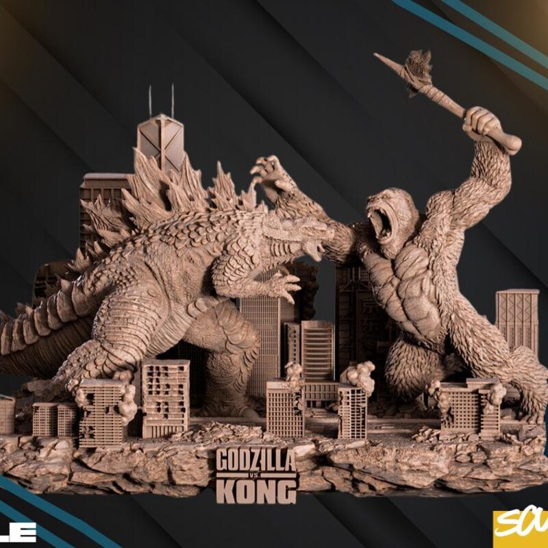 3d Printed Godzilla Mini Etsy 3d Printed Godzilla Mini Etsy