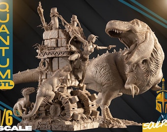 Diorama Explorador de Aventuras STL / Escultura sin soporte y preseparada / Descarga digital