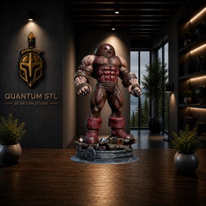 Ostoppbar Brute Skulptur STL | Resin- och FDM-kompatibel staty | Digital nedladdning