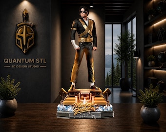 Escultura de ícone pop lendário em STL | Compatível com resina e FDM | Download digital