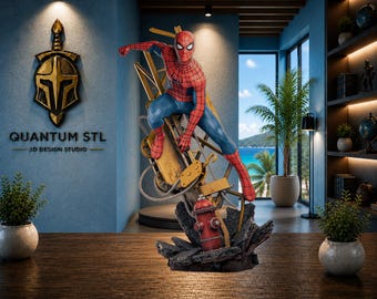Urban Acrobat Sculpture STL | Resin & FDM Compatible | Digital Download