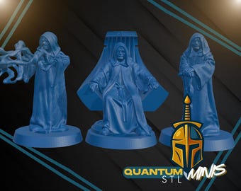 Emperor Palpatine (Darth Sidious) STL | 3D Printable Legion Villian| 1:48 Scale Tabletop STL Digital Download