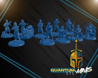 Bastion Squad – Republic Heavy Weapons Division | ARC-Pauldron Clone Troopers | Legion-Scale STL Digital Download