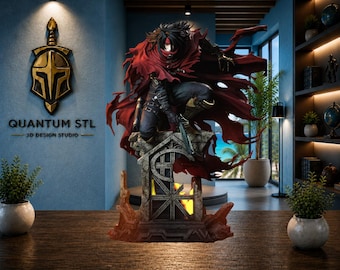 Cursed Gunslinger Sculpture STL | Resin & FDM Compatible | Digital Download