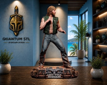 Lone Lawman Sculpture STL | Resin & FDM Compatible | Digital Download