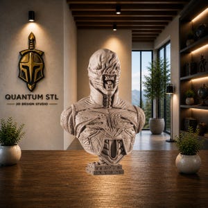 Gnashing Ritual Enforcer  Bust STL | Resin and FDM Compatible Statue | Digital Download