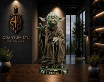 Ancient Force Master Portrait Bust STL | Pre-Supported & Unsupported Sculpture | Digital Download
