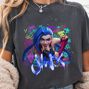 Jinx Shirt, Fire Style Lol