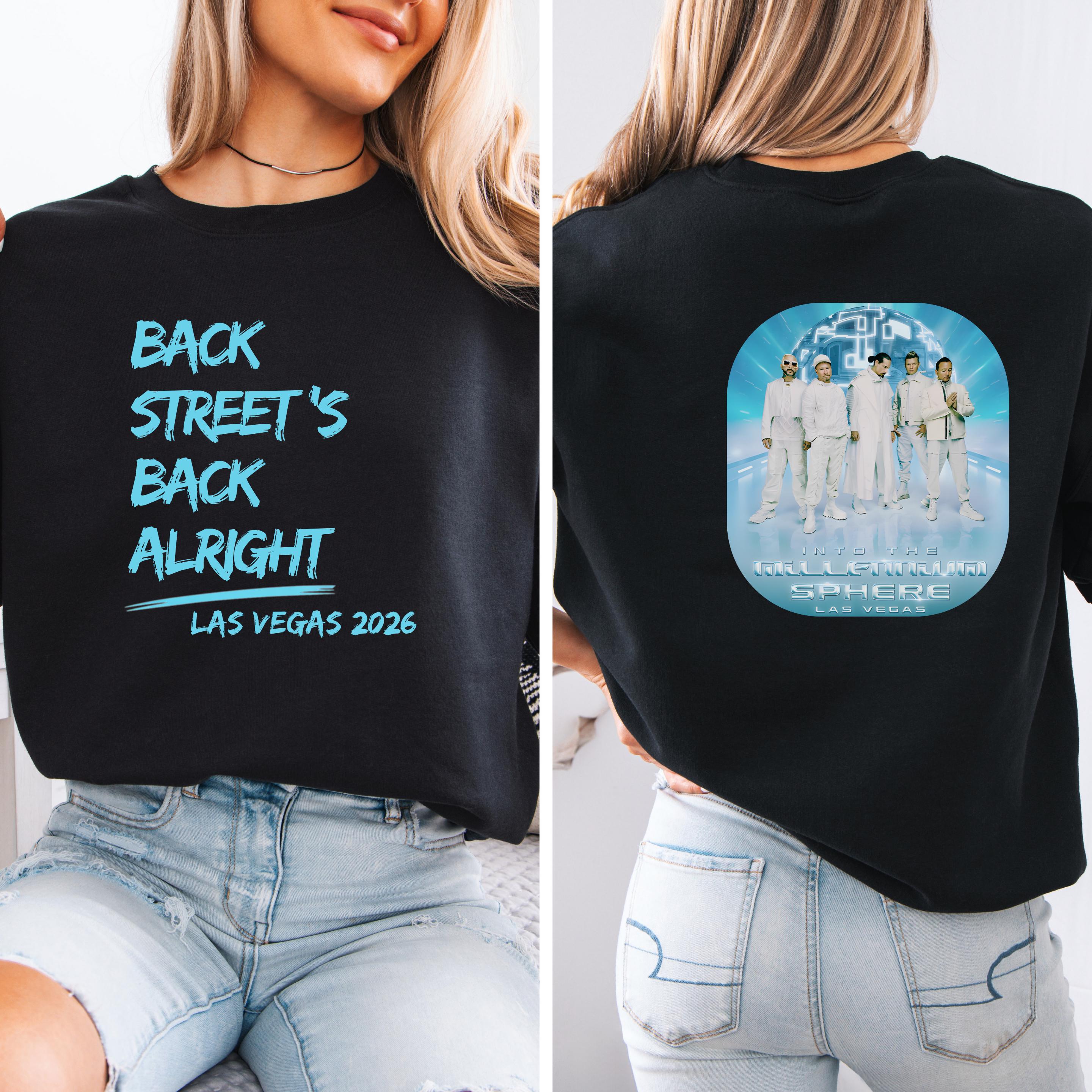 Discover Backstreet Boy Millennium Sweatshirt, Into the Millennium, BSB Front and Las Vegas 2026 Crewneck