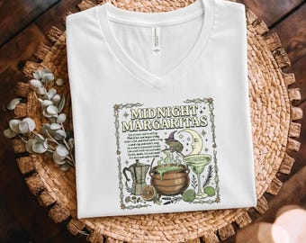 Practical Magic Shirt, Midnight Margaritas Witch Tee, Witch Gift
