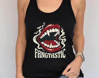 Fangtastic Vampire Shirt, Gothic Horror Tee, Funny Halloween Gift