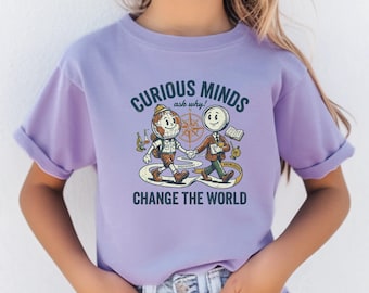 Curious Minds Shirt, Science Explorer Tee, Knowledge Lover Gift