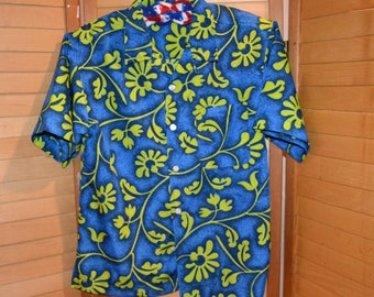 Vintage Boys Hawaiian Shirt Hipster Tiki OP Surfer