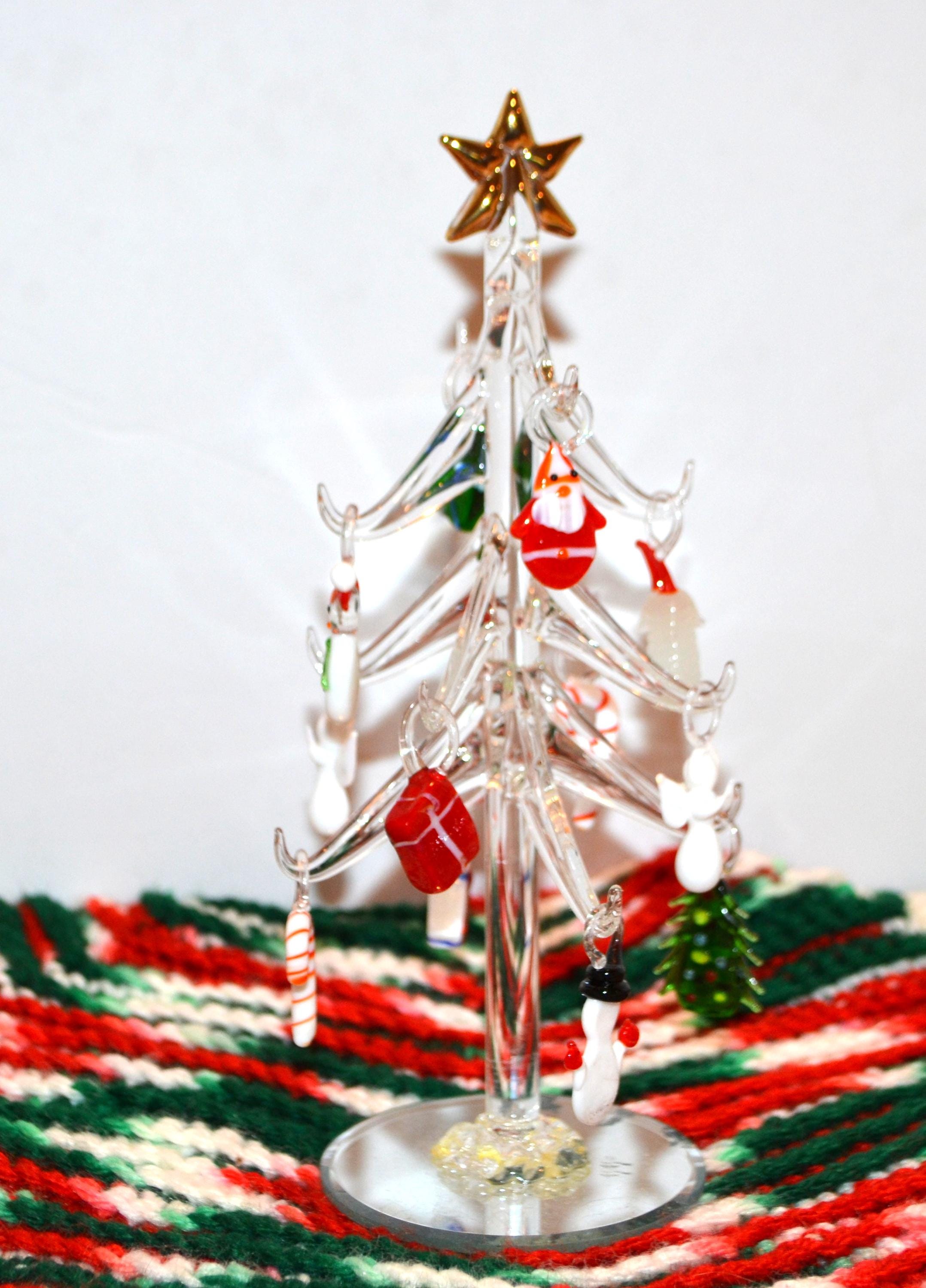 ヴィンテージクリスタル ヴェネツィアアートガラス クリスマスツリー