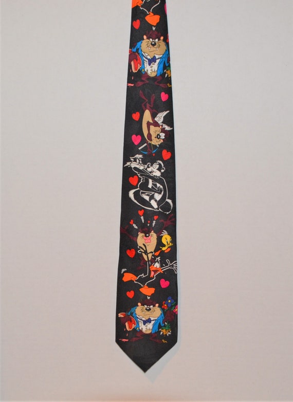 Vintage Looney Tunes Mania Tie 1990's