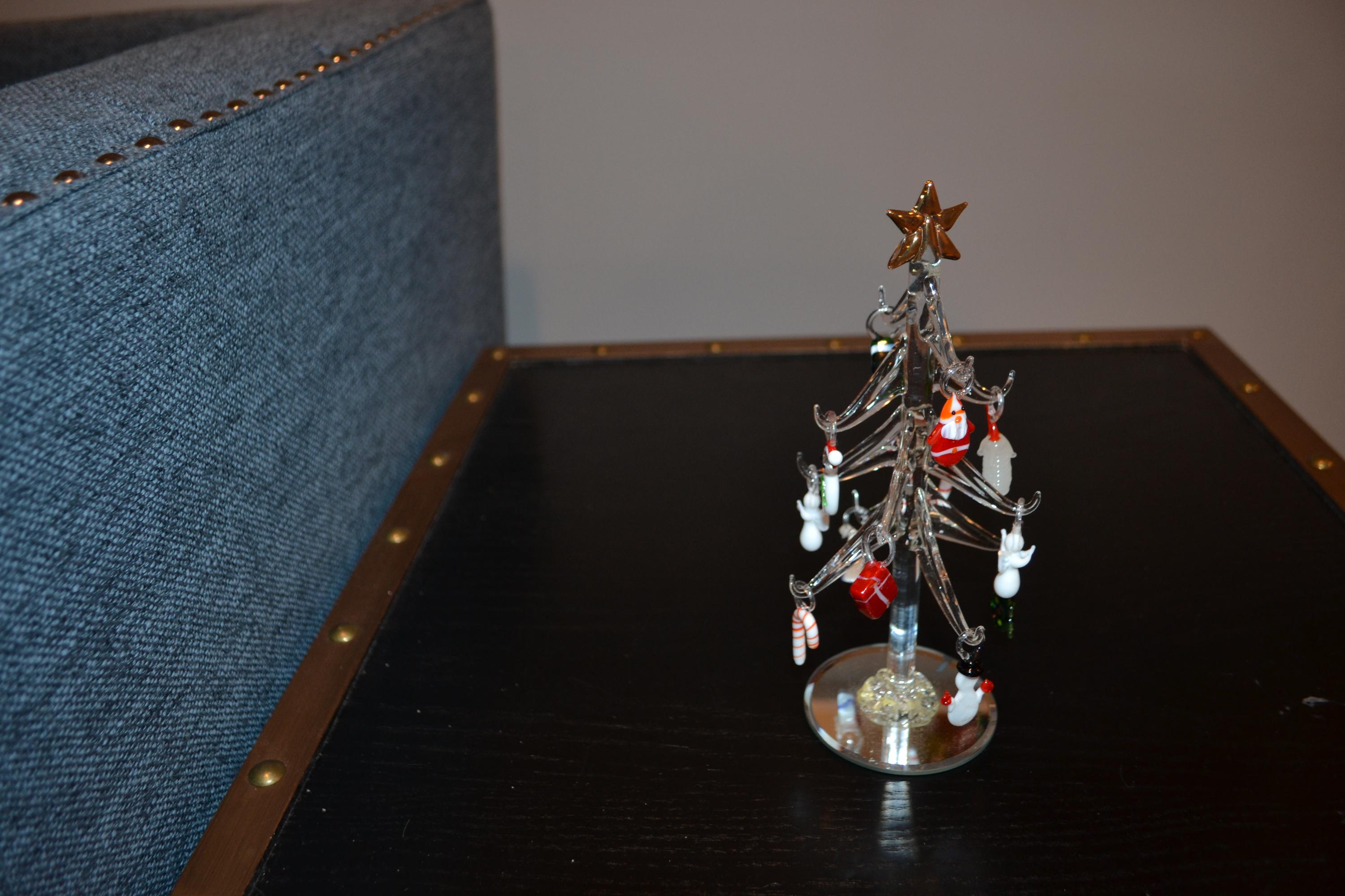 ヴィンテージクリスタル ヴェネツィアアートガラス クリスマスツリー