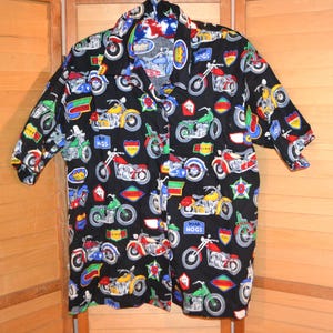 Vintage Biker Travel Shirt Custom Retro