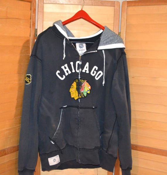 Chicago Black Hawks Hockey NHL Vintage Hoodie