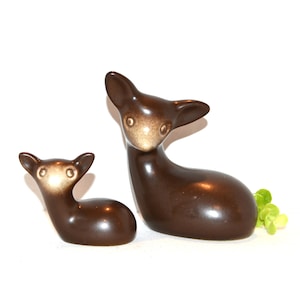 Vintage Deer Mod Modernism Farmhouse Rustic Cottage Howard Pierce Pottery
