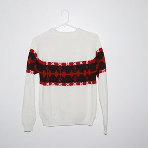 Vintage Sweater Tribal New Wave