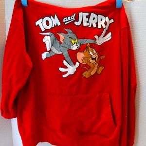 Vintage Tom Jerry Hoodie Etsy