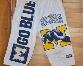 University of Michigan Sweet Sack Linebacker Shorts 1990