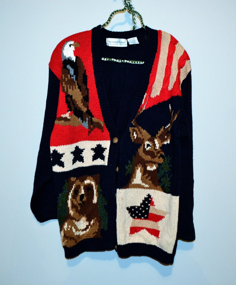 Vintage Sweater All American Wildlife Collection