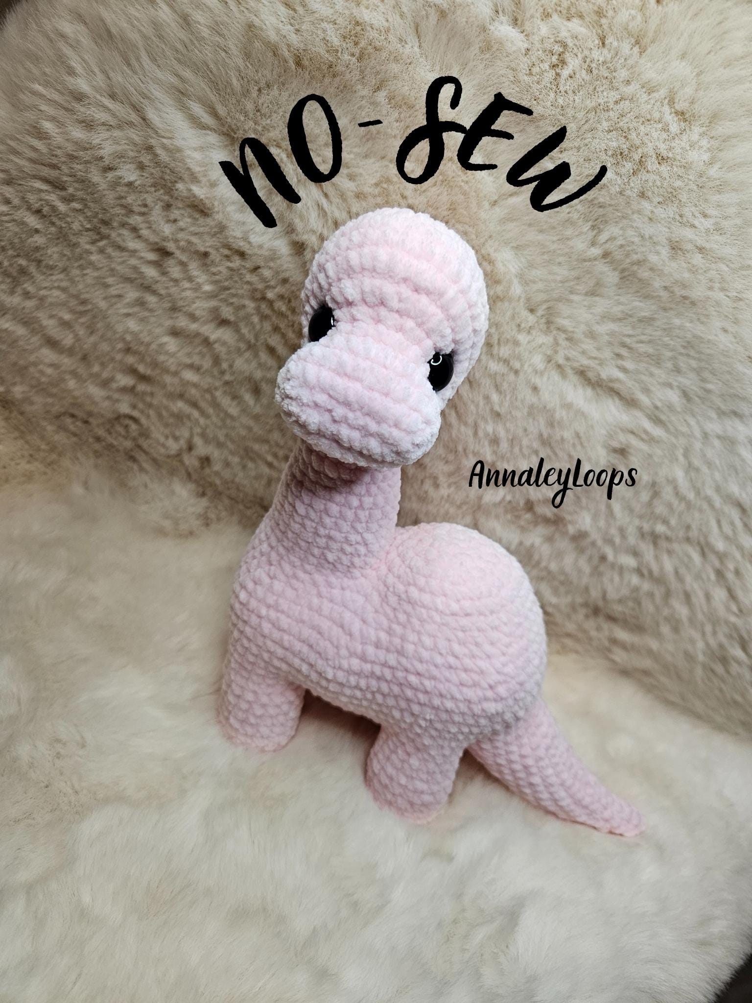 30 Brontosaurus Crochet Patterns for Cute Dino Gifts, Nursery Decor, and Plushies 14 No Sew Brontosaurus Crochet Pattern – Easy Amigurumi Dinosaur