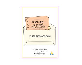 Thank You Gift Card Holder