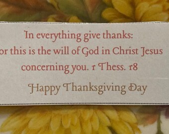 Thanksgiving Napkin Wraps Table Décor