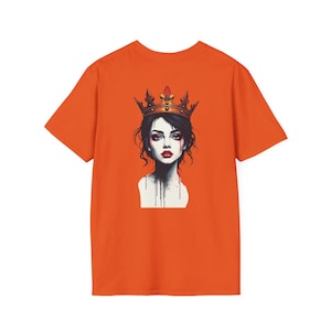 Quenn Women T-Shirt, Bad Girl Y2K Style, Good Girl Tee, Unisex Softstyle Shirt, Graphic Tee for Her, Edgy Fashion Top