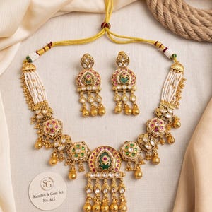 Heritage Handcrafted Jewelry Set - Traditional Indian Bridal Collection