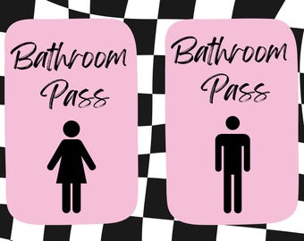 Aesthetic Classroom Passes (Not Editable)