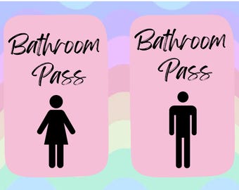 Cute Themed Classroom Passes (NOT editable)