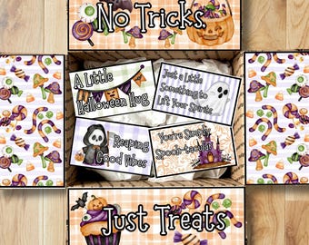 Halloween Care Package Printables • Creepy Cute DIY Fall Box Decor (Digital Download) CPK-FAL