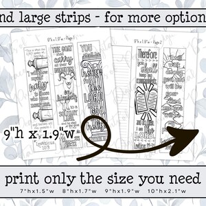 Leviticus Bible Journaling Margin Strips • Scripture Coloring Strips • Book of Leviticus Printable Bible Art Pages • Instant Download image 5