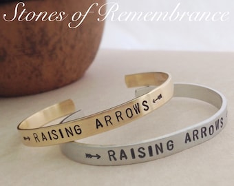 Raising Arrows Mother's Cuff Bracelet