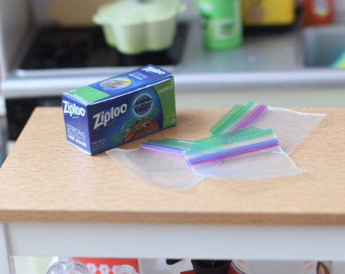 1:6 Scale Miniature Resealable Plastic Bag Set - Etsy