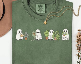 Ghost Plant Mom Shirt | Spooky Cottagecore Comfort Colors Tee