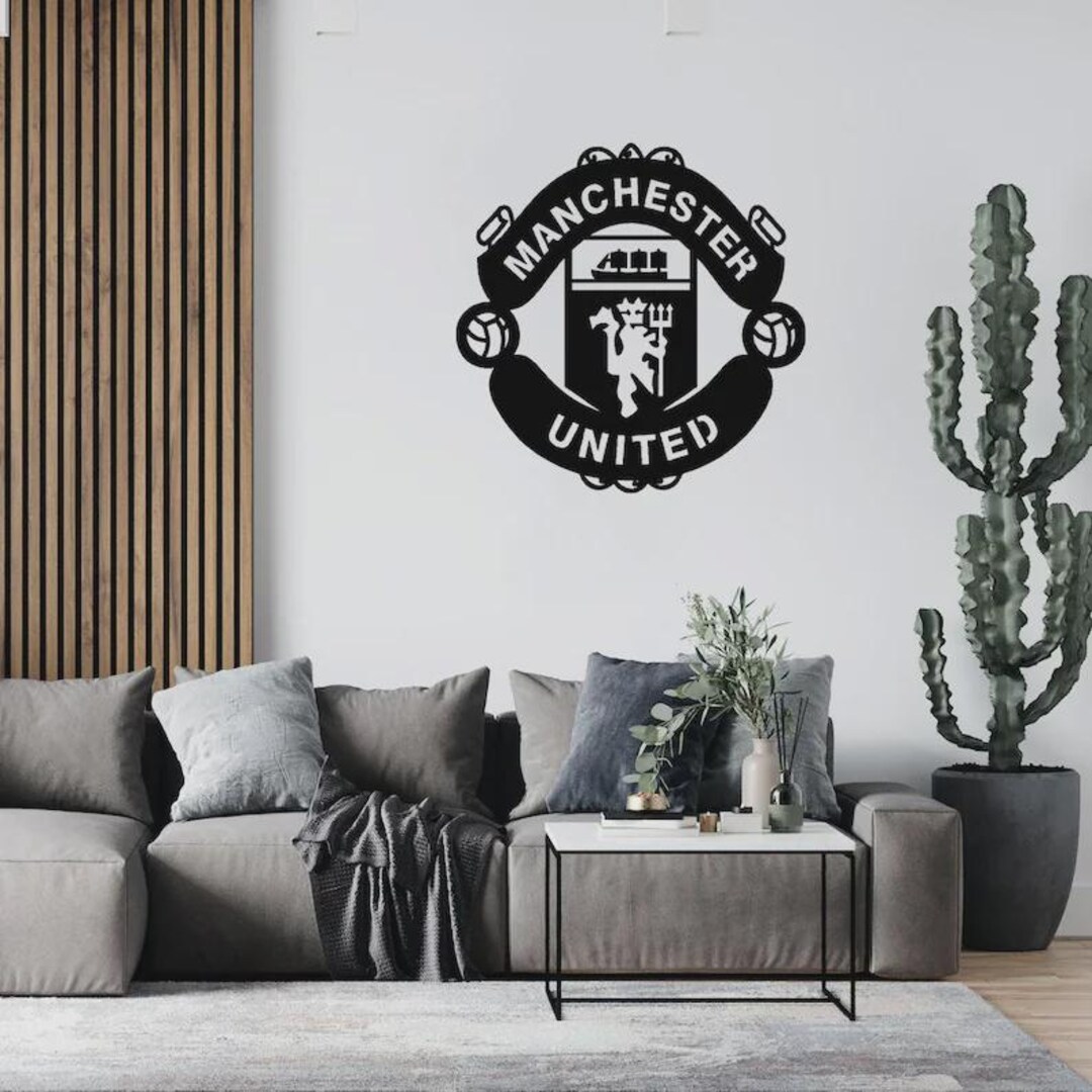 Manchester United Wall Decoration / Wooden Decoration / Wall Hanging ...