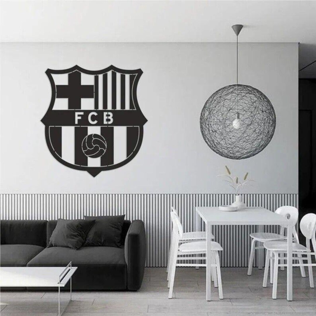 FC Barcelona Wall Decoration / Wall Hanging / Decoration / Wooden ...