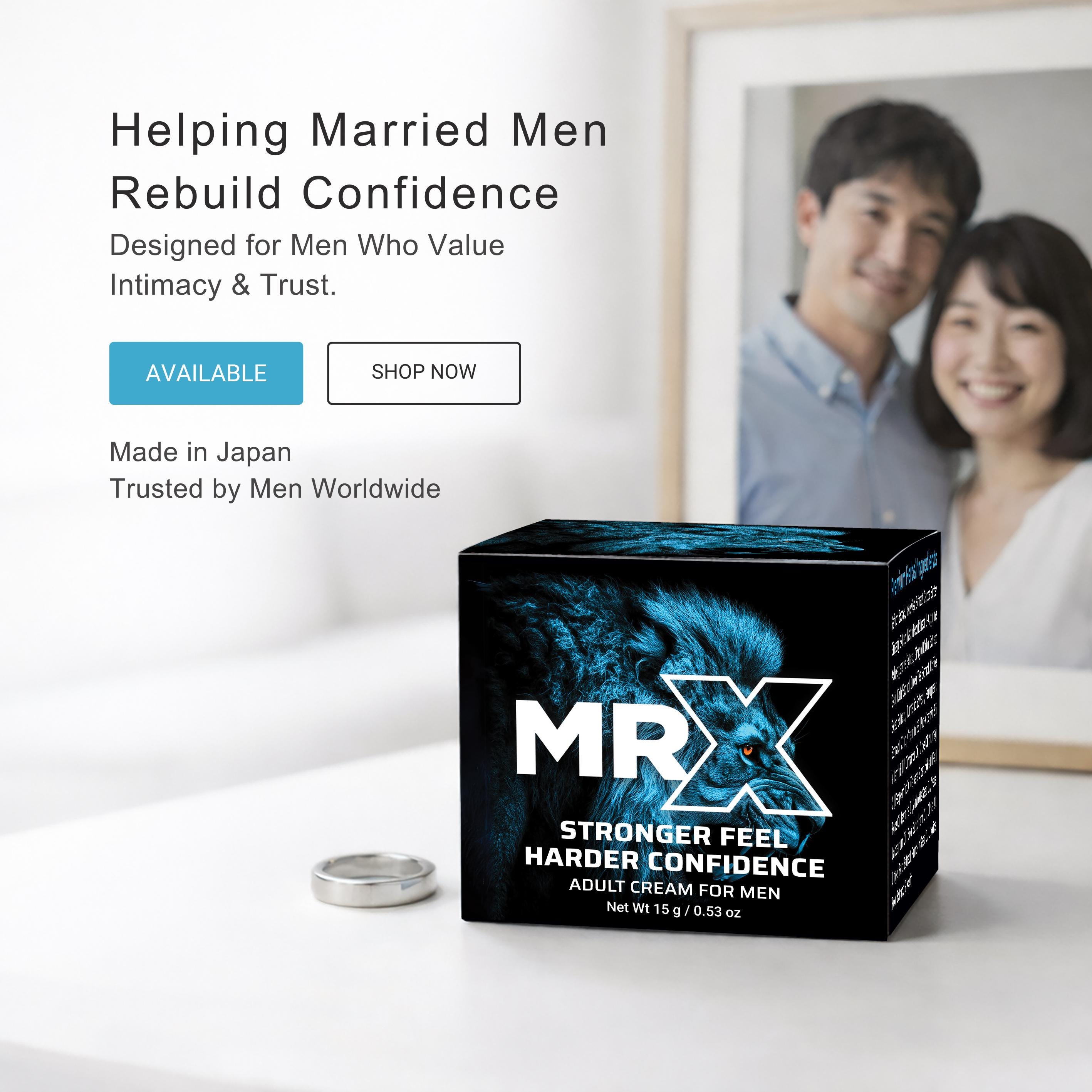 MRX Japanese Herbal Cream for Men | Made in Japan | Natural